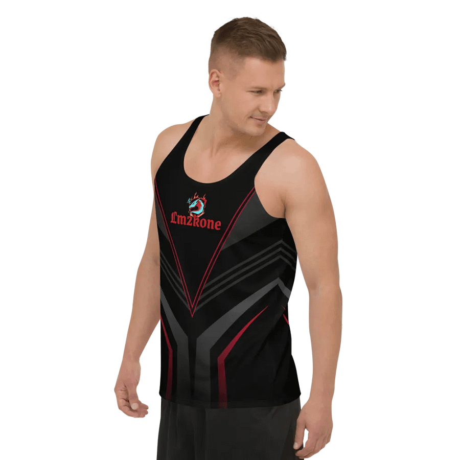 LM2Kone red - Customizable Tank Top - 5% elastane product image (8)