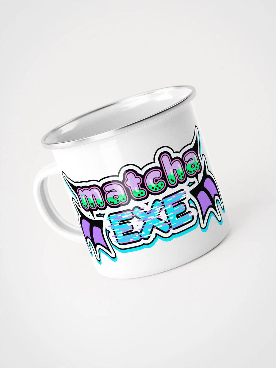 MatchaEXE Symmetrical Icon and Logo Enamel Mug product image (4)