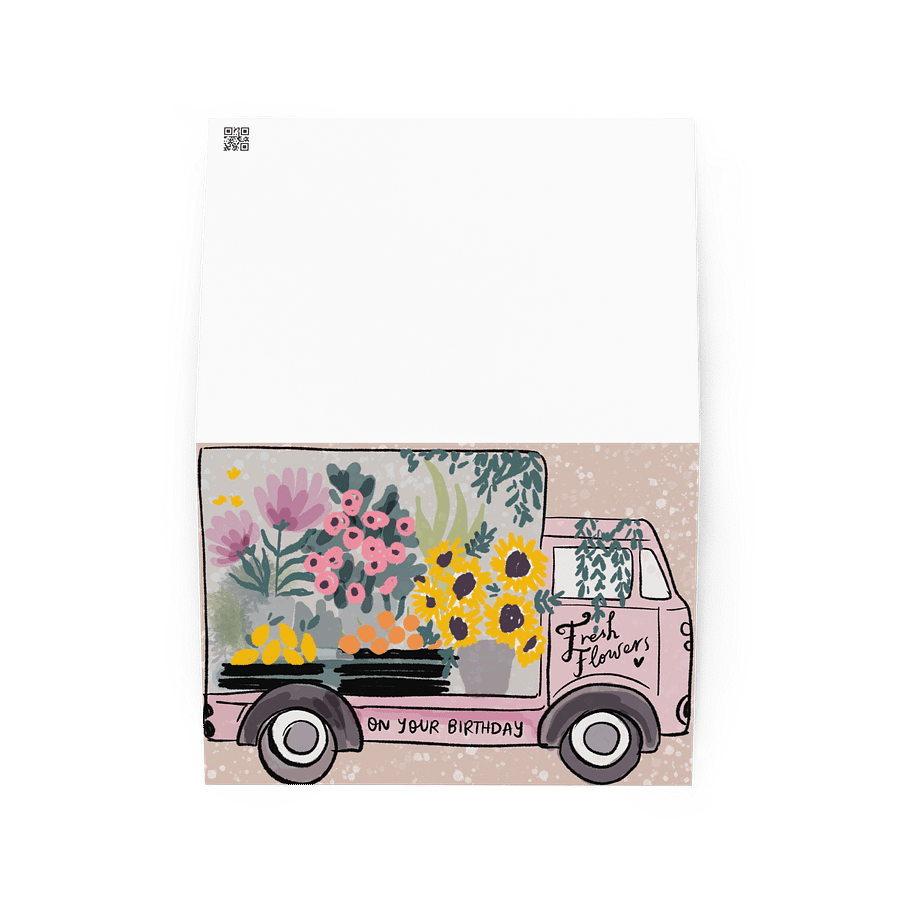 Fresh Flowers Birthday Card product image (5)
