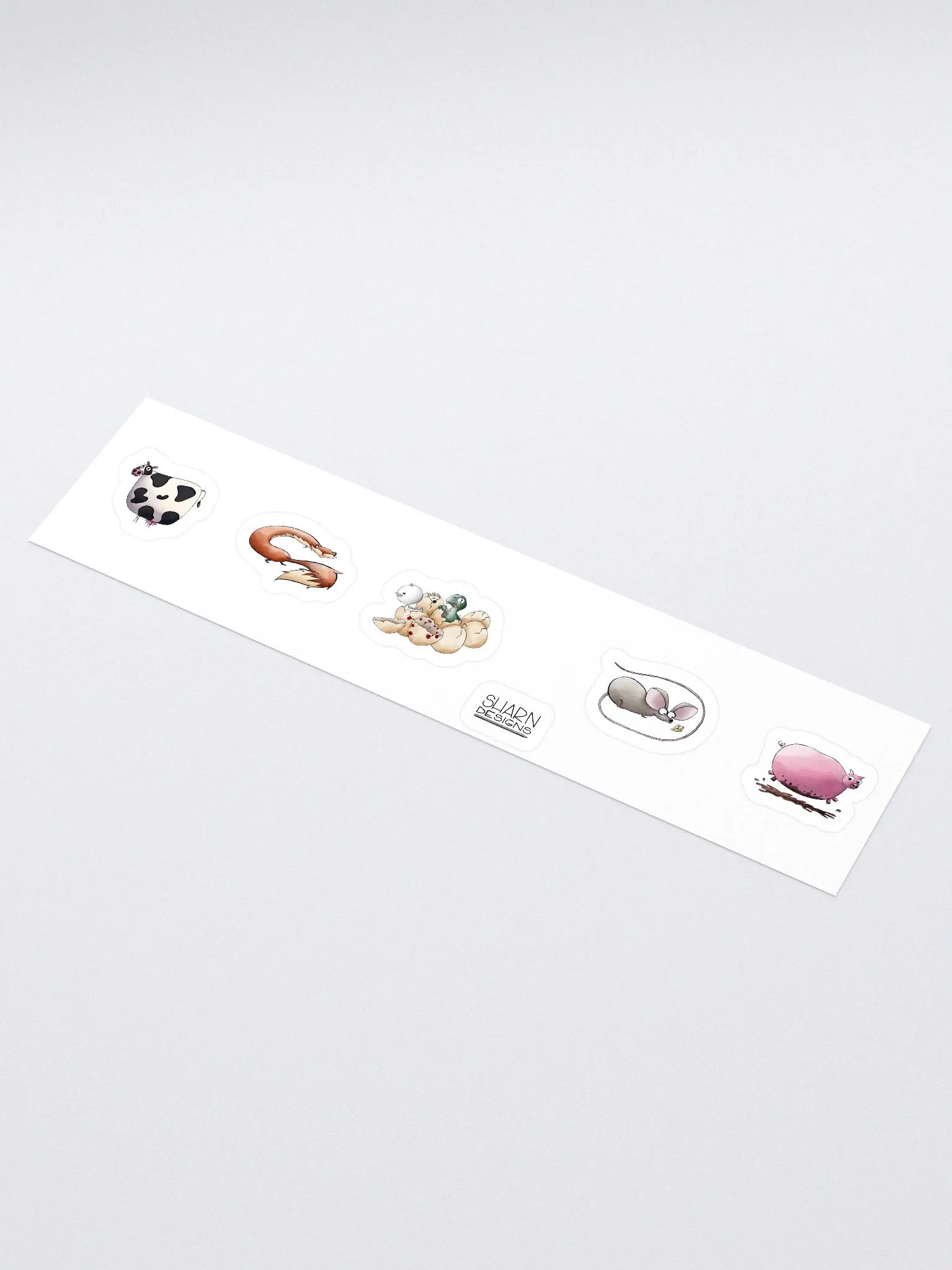 Impossible Farm Animals Kiss Cut Stickers Set 1 product image (1)