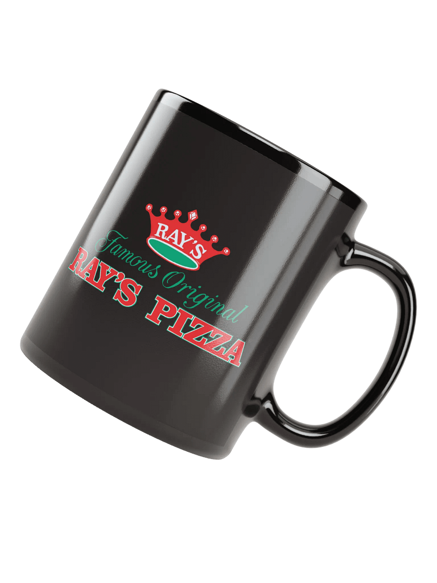 Ray's Pizza Black Glossy Mug product image (5)