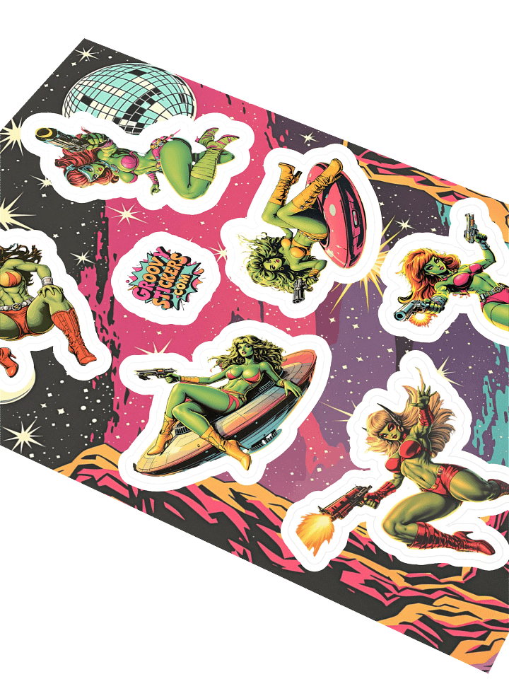 Fem Fatale Alien Invasion Sticker Collection product image (2)