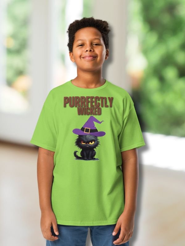 purrectly wicked unisex kids shirt product image (1)