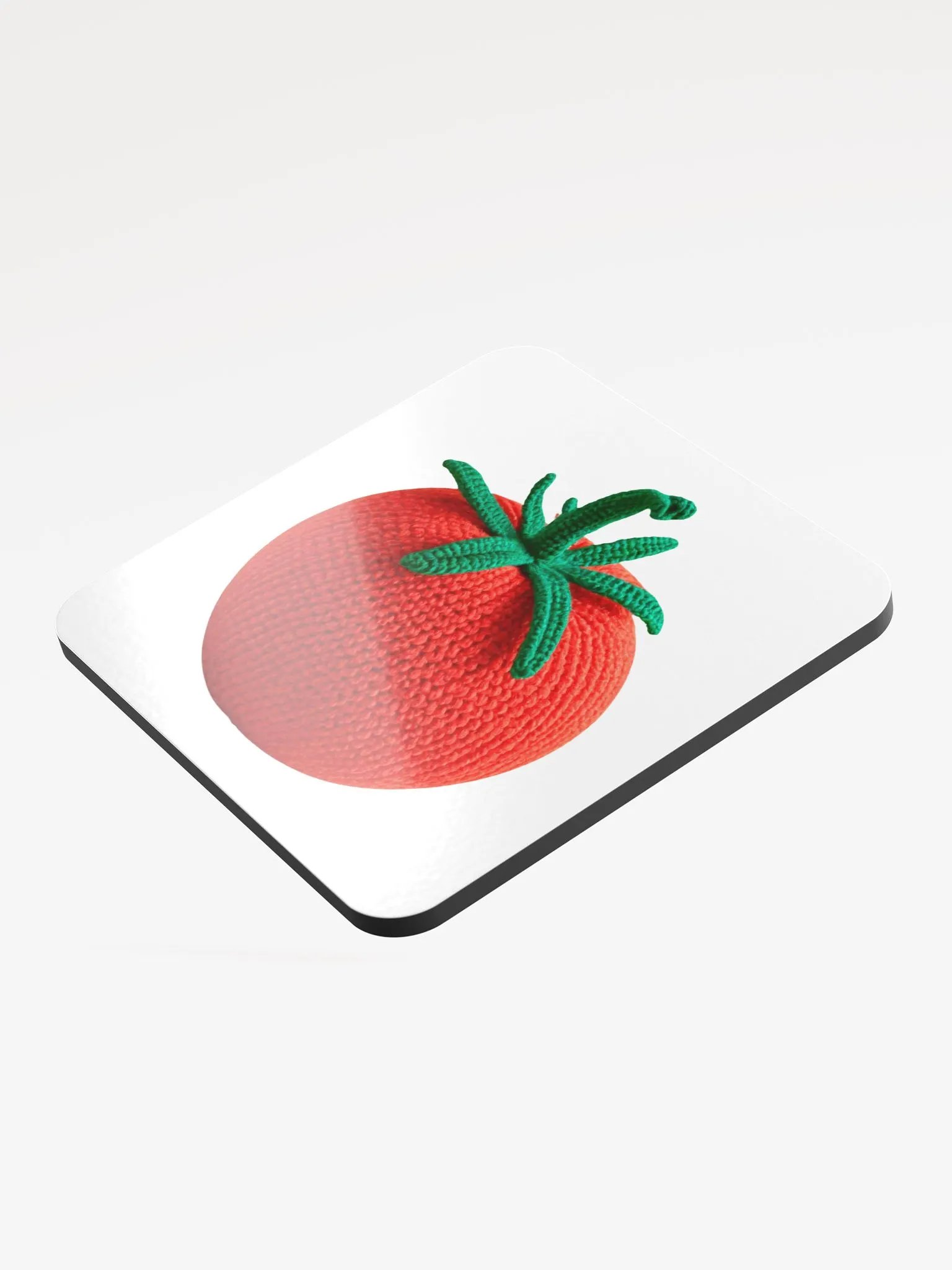 CozyAvocado Glossed Cork Coaster Tomato #1 product image (3)