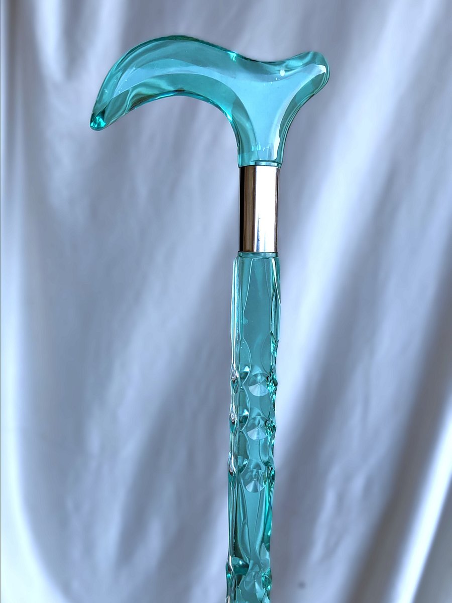Luxury Clear Crystal Acrylic Walking Stick for Women | Elegant Transparent Cane for Seniors & Stylish Ladies | Custom Size + Gift Box product image (3)