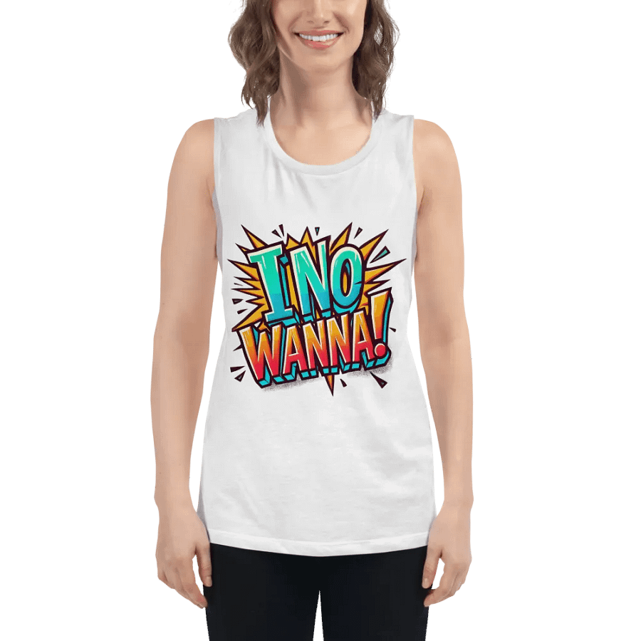 I NO WANNA WOMANS TANK product image (5)