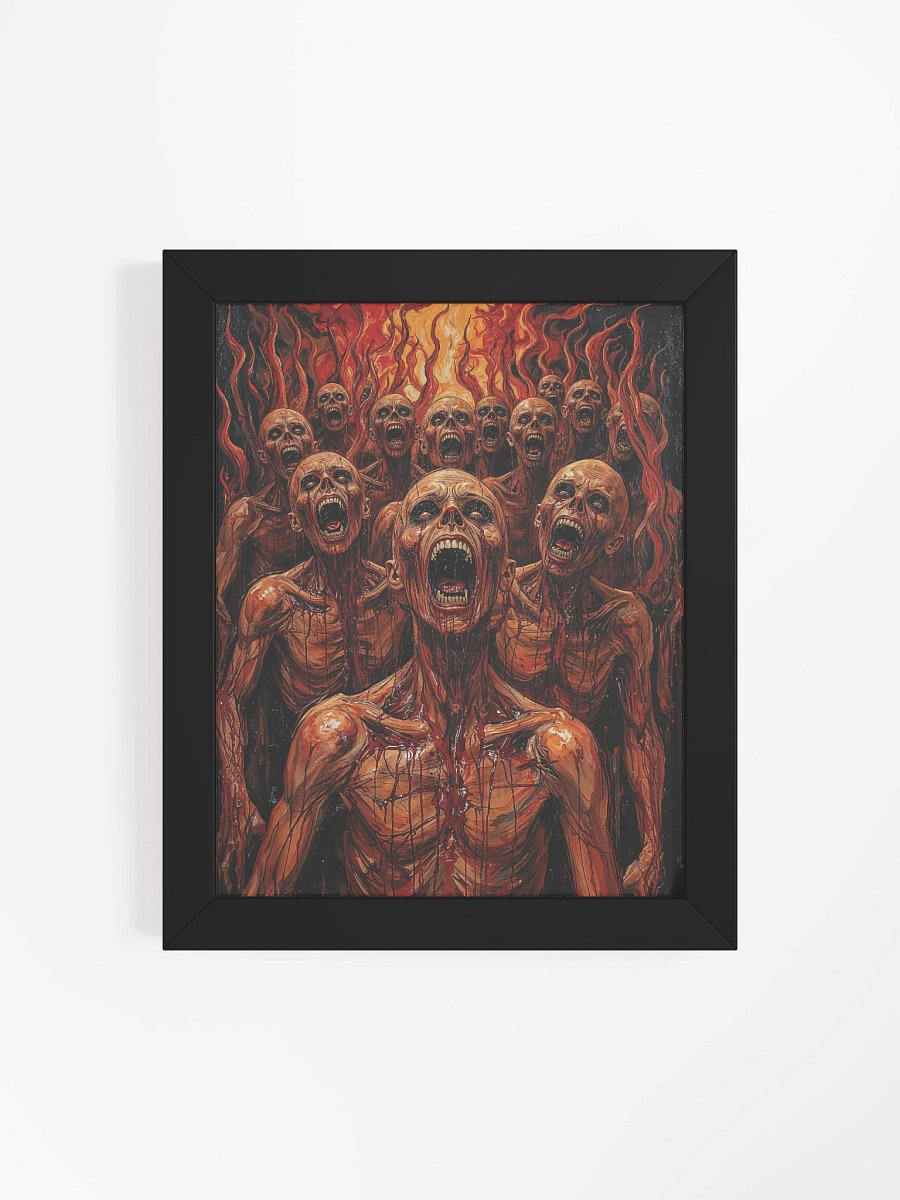Infernal Choir Framed Print product image (42)