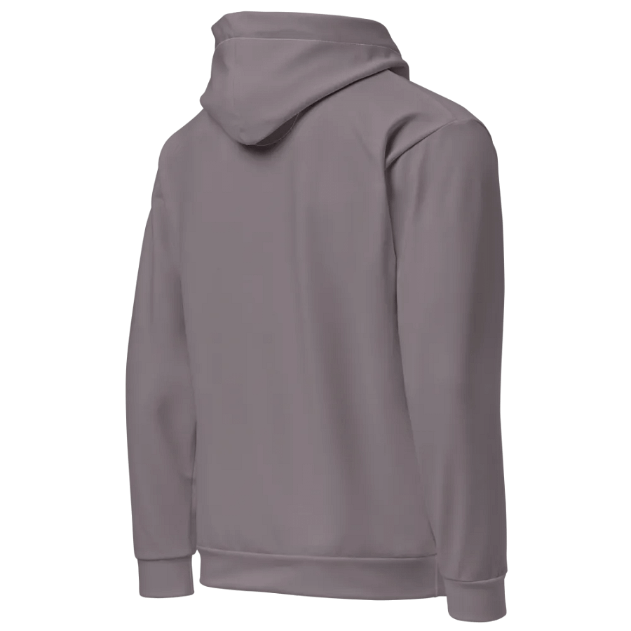 Plain Medium Gray True Summer Unisex Recycled Polyester Heavyweight Premium Hoodie by Treasure Pie product image (4)
