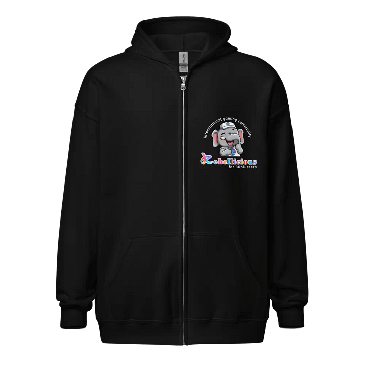 Rebellicious Laughing Zip Hoodie product image (1)