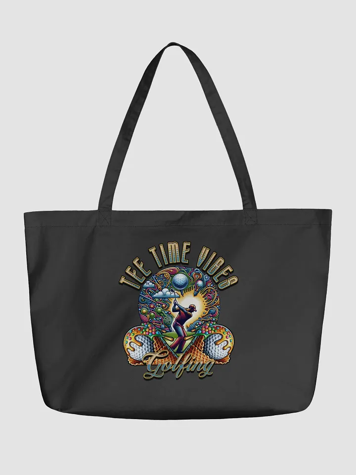Tee Time Vibes Golfing Swing into Style Tote Bag product image (2)