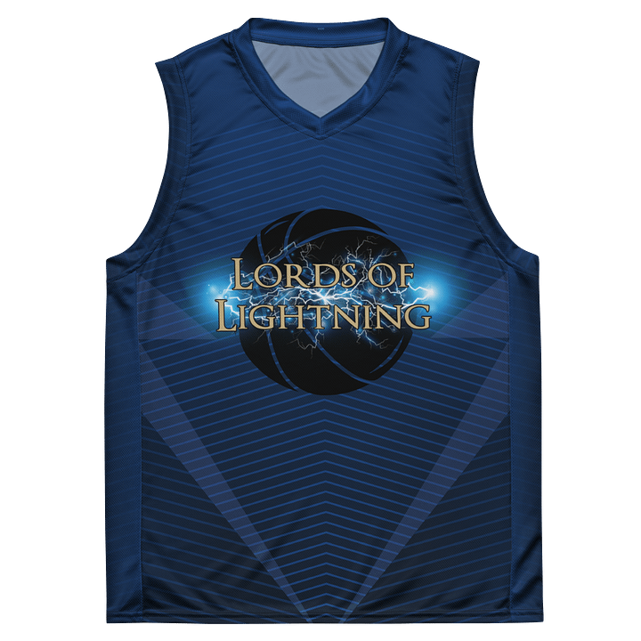 Lords of Lightning All-Over Print Basketball Jersey product image (2)