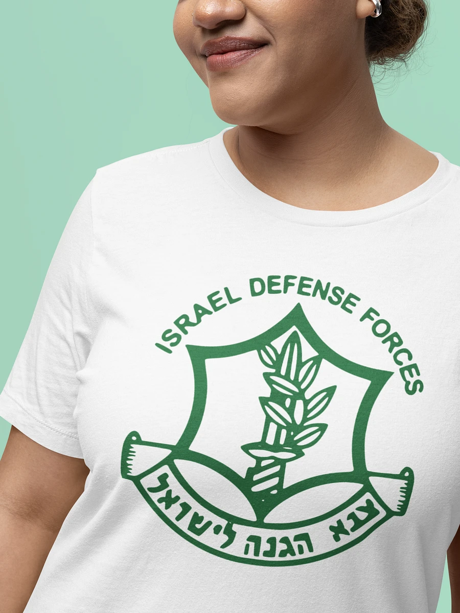 IDF Tshirt - Woman Fit Green Logo product image (1)