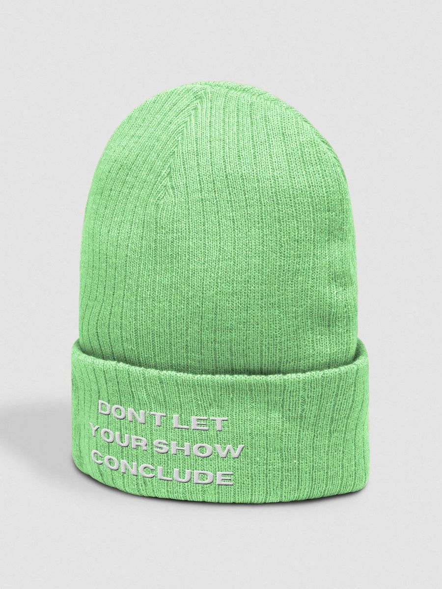 Don't Let Your Show Conclude Ribbed Beanie product image (10)