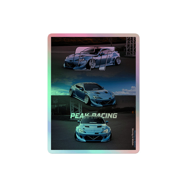 Peak Racing 86 | Holographic Sticker product image (2)