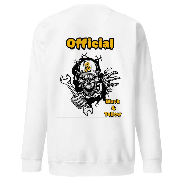 Official Black & Yellow Graffiti Sweatshirt/White product image (1)
