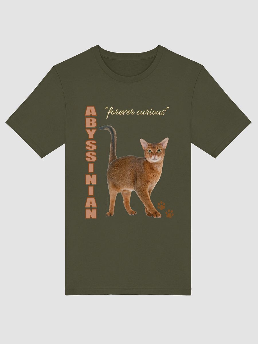 Forever Curious Abyssinian Cat T-Shirt product image (30)