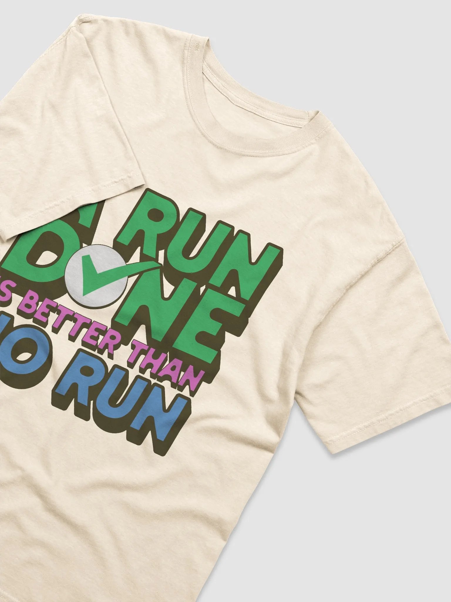 Checkmark Run Motivation T-Shirt product image (18)