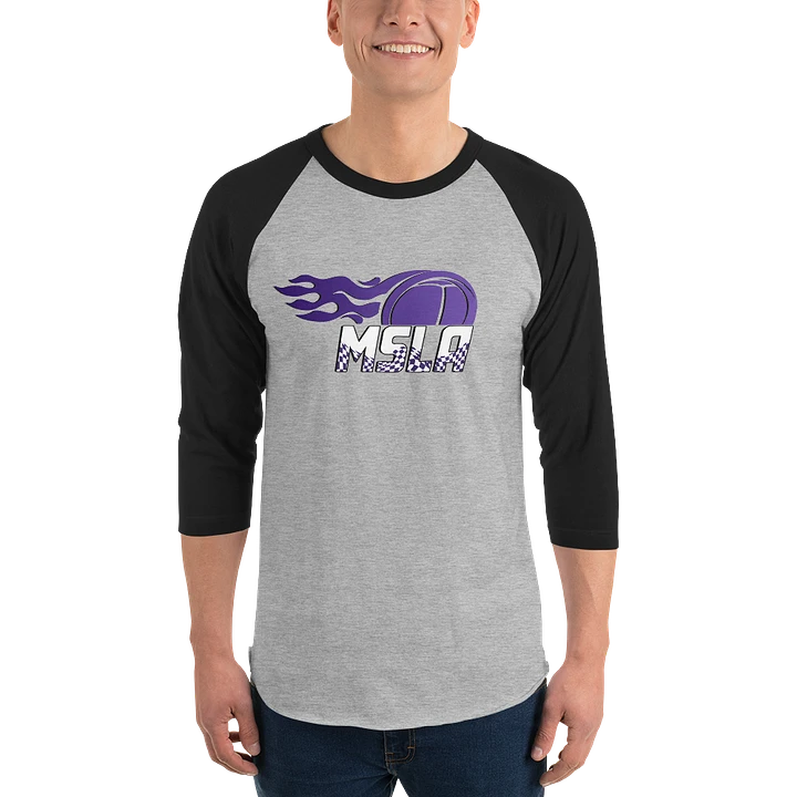 MSLA Purple Jersey Raglan Tee product image (22)