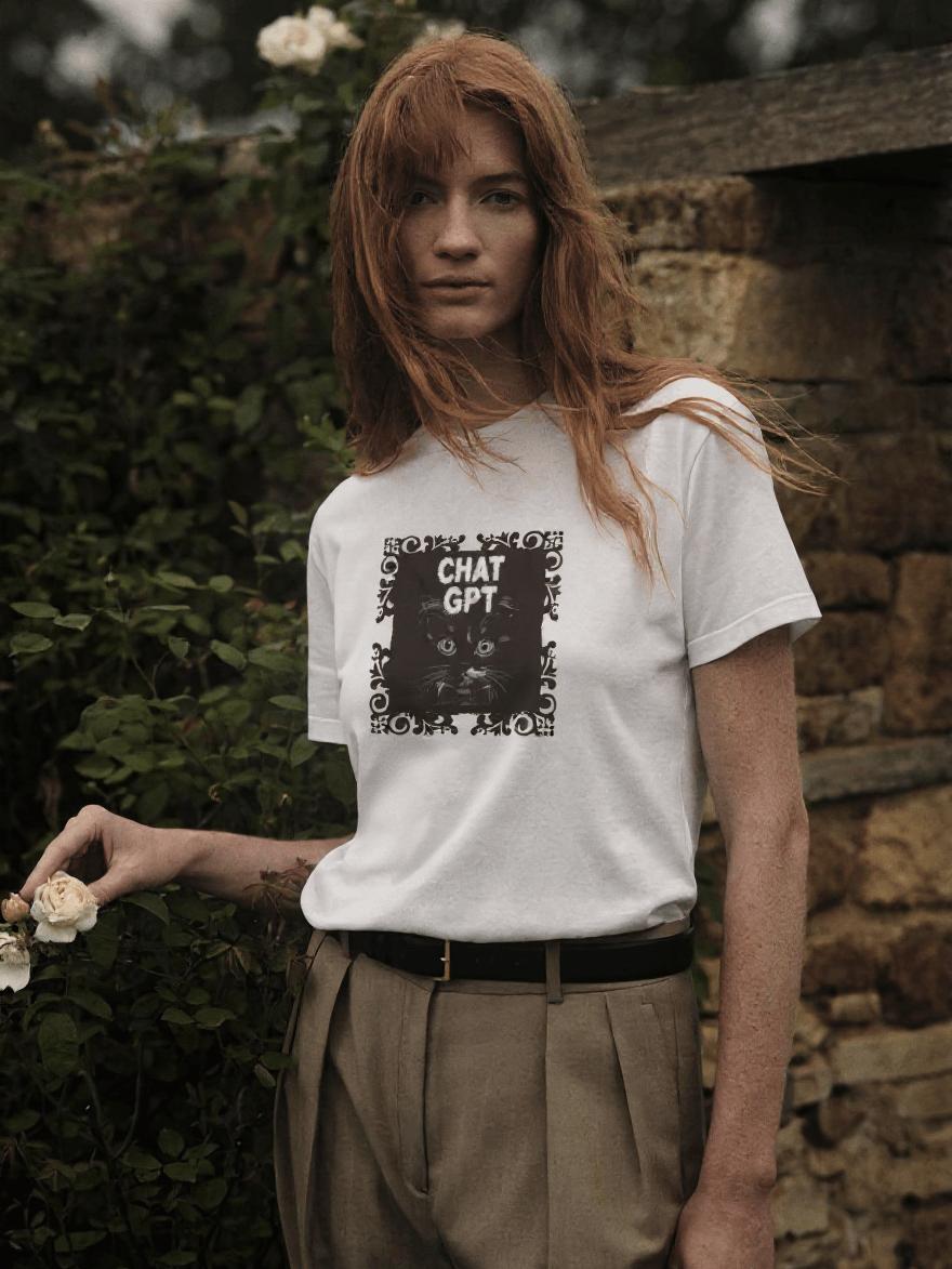 "Chat GPT" T-Shirt - Master of Prompts and Purrs product image (1)