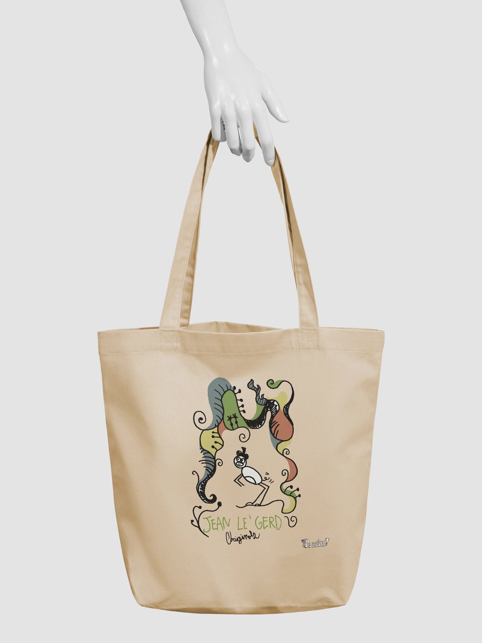 'Jean Le'Gerd' Tote Bag - Pupsies! product image (3)