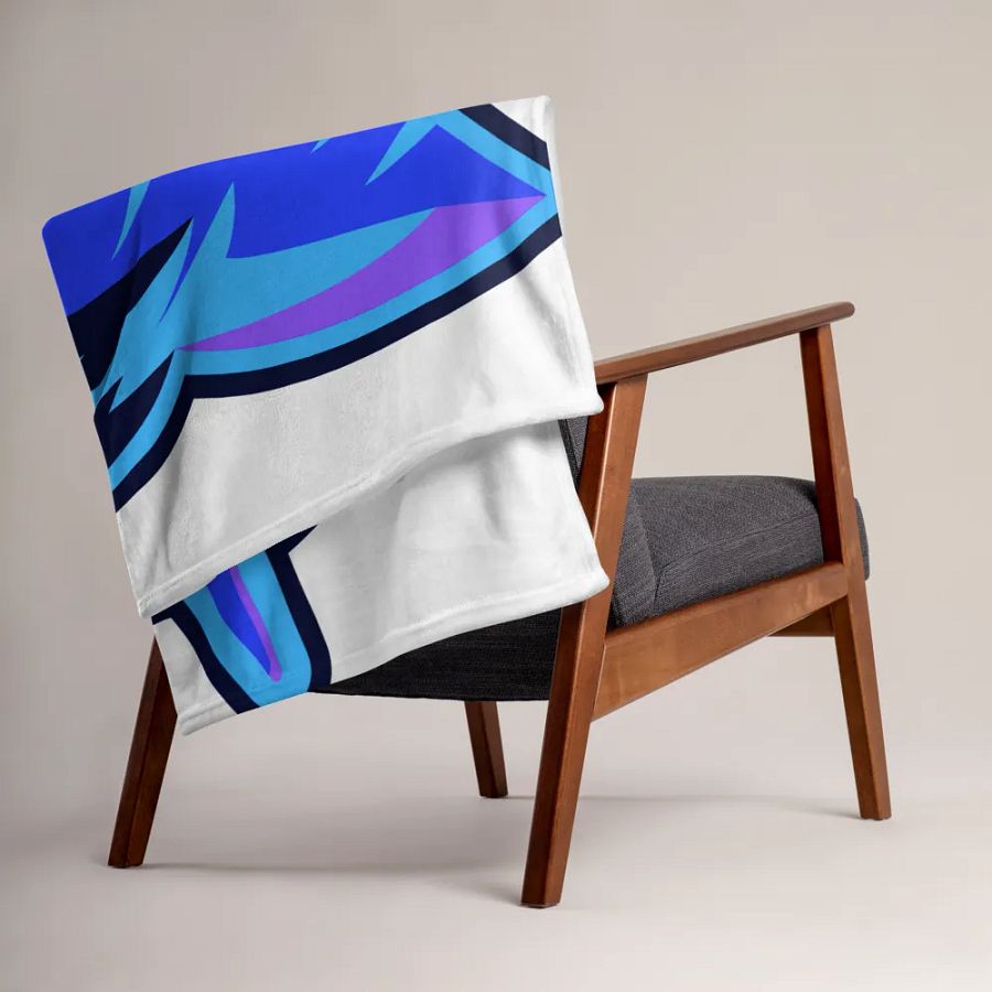 Blue Thunder Throw Blanket product image (3)