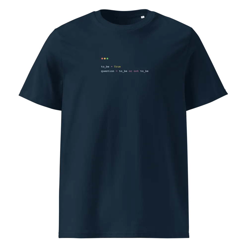 Python - To Be Or Not To Be - Eco T-shirt product image (1)