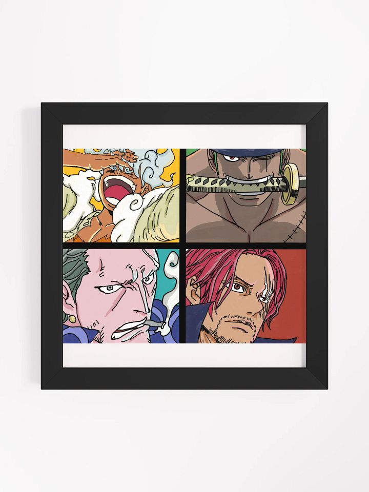 Captains and vice captains Anime Collage Framed Poster product image (4)