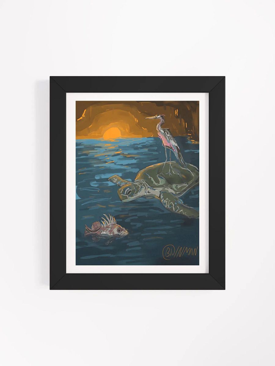 Sunset Serenity Framed Poster product image (2)