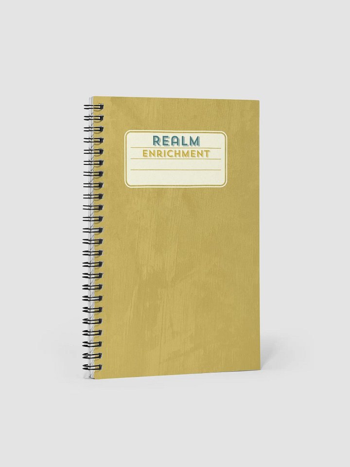 Notebook: Realm Enrichment in Rustic Gold product image (1)