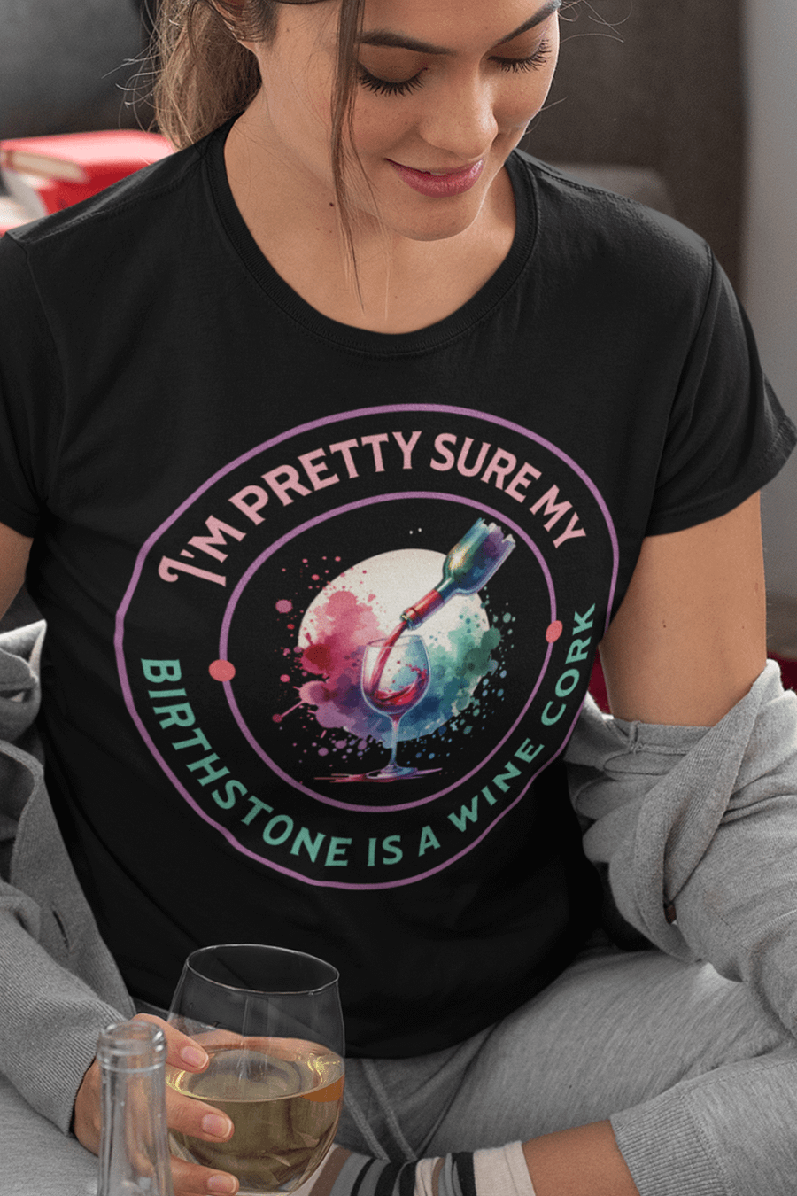 Funny Wine Cork T-Shirt product image (1)