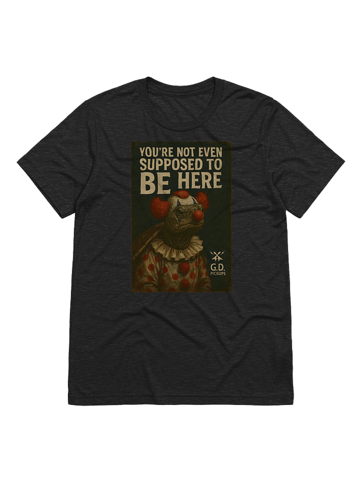 LIMITED EDITION: G.D. Pickups “Clown Turtle” Artwork Short Sleeve Tri-Blend product image (2)