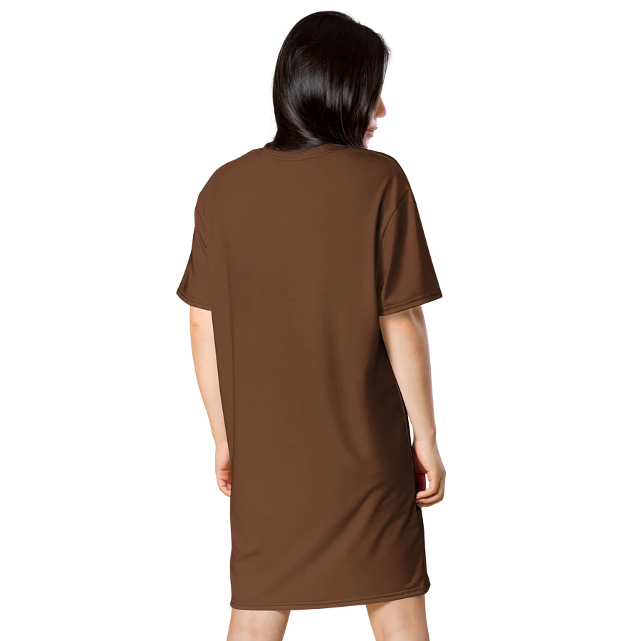 Earthly Elegance Mocha T-Shirt Dress product image (3)