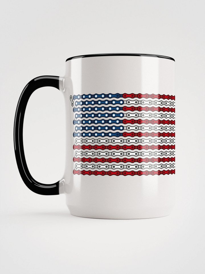 USA 50 States Bike Chain Flag Coffee Mug product image (4)