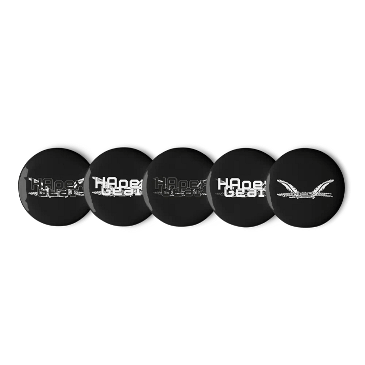 HApex Gear Embroidered Logo - Set of Pin Buttons product image (2)