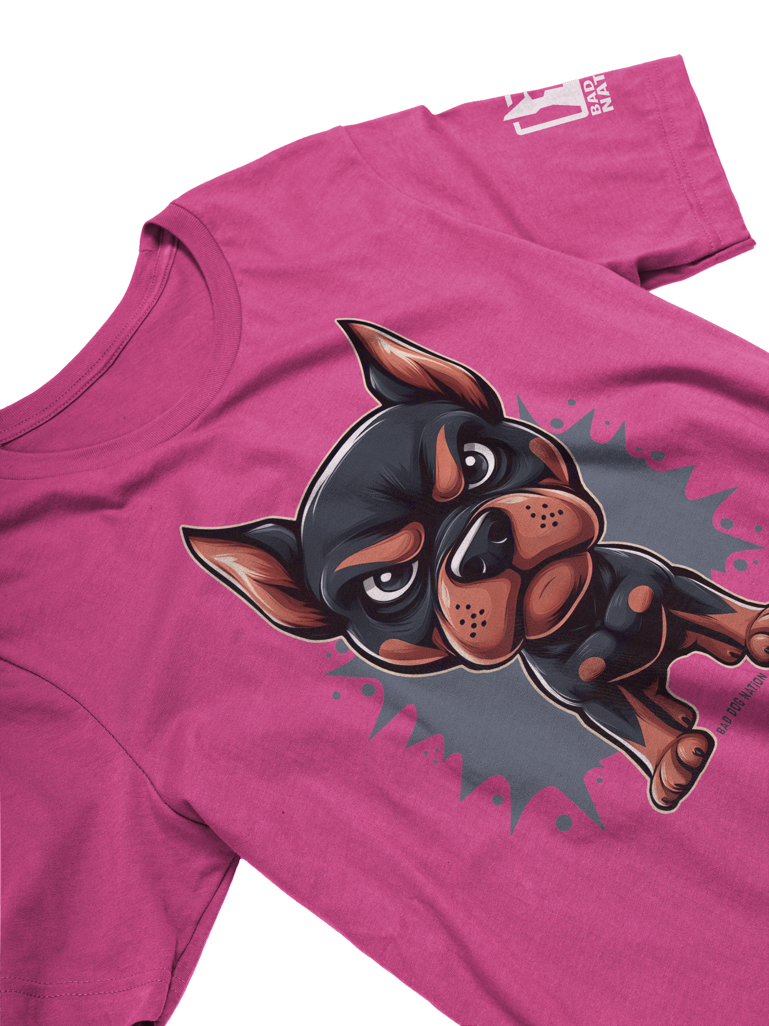 Doberman Angry Pup - Premium Unisex T-shirt product image (15)