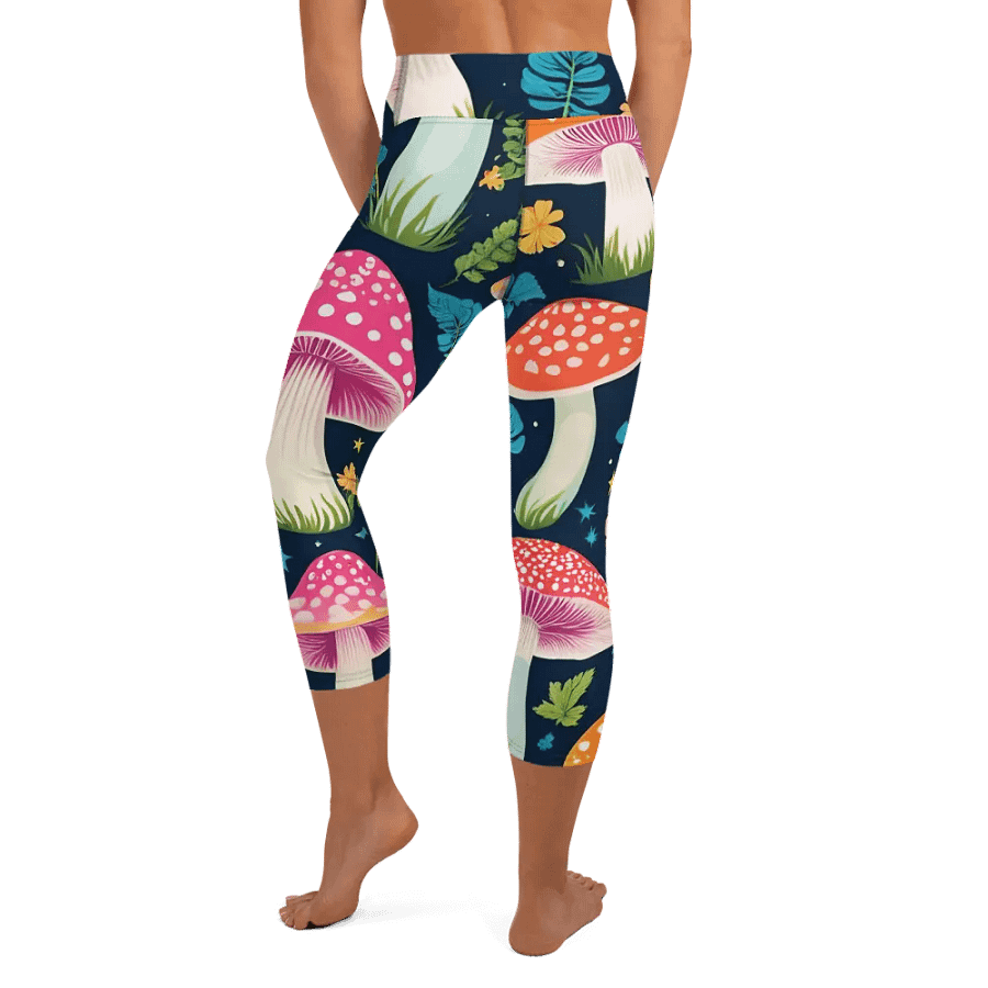 Mystic Mushroom Capri Leggings product image (9)