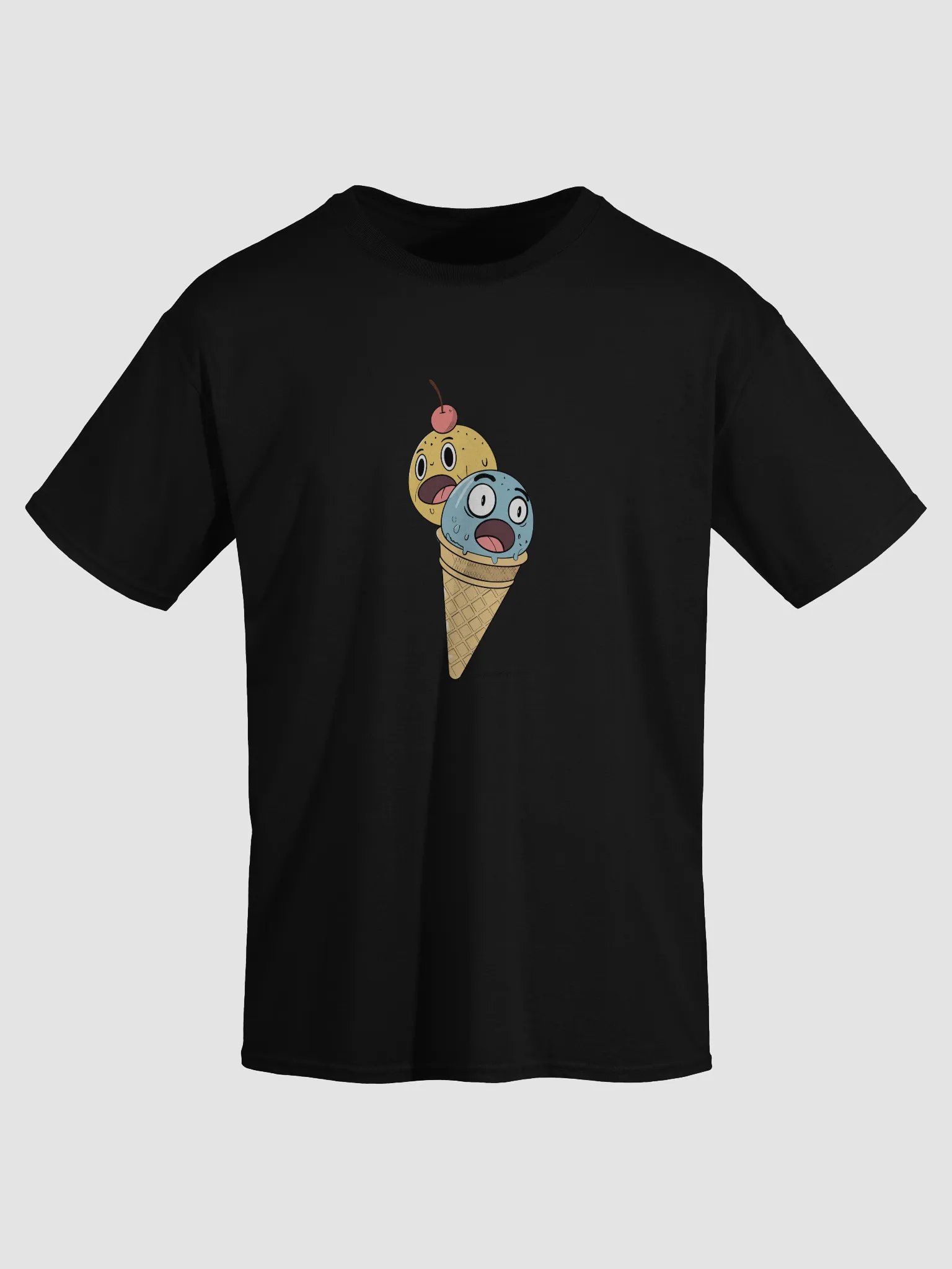 Double Scoops Surprise Cartoon T-Shirt product image (29)