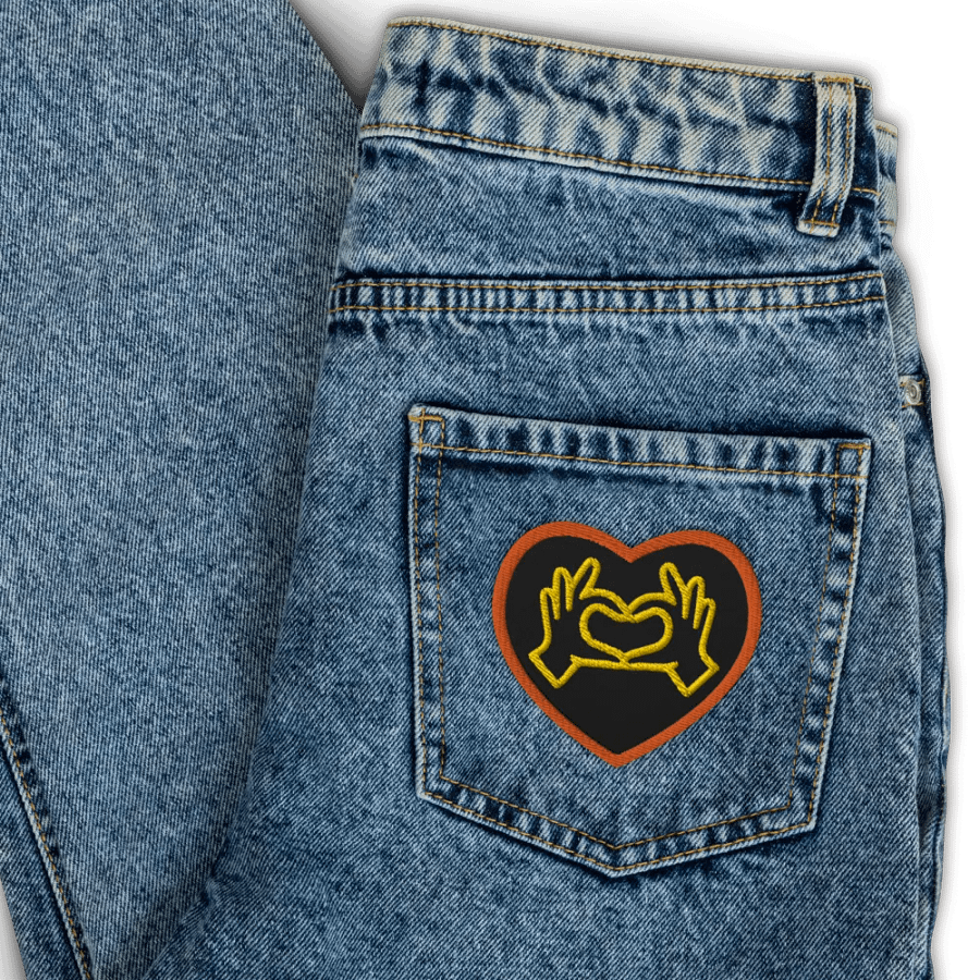 Love Gesture Embroidered Patch product image (3)