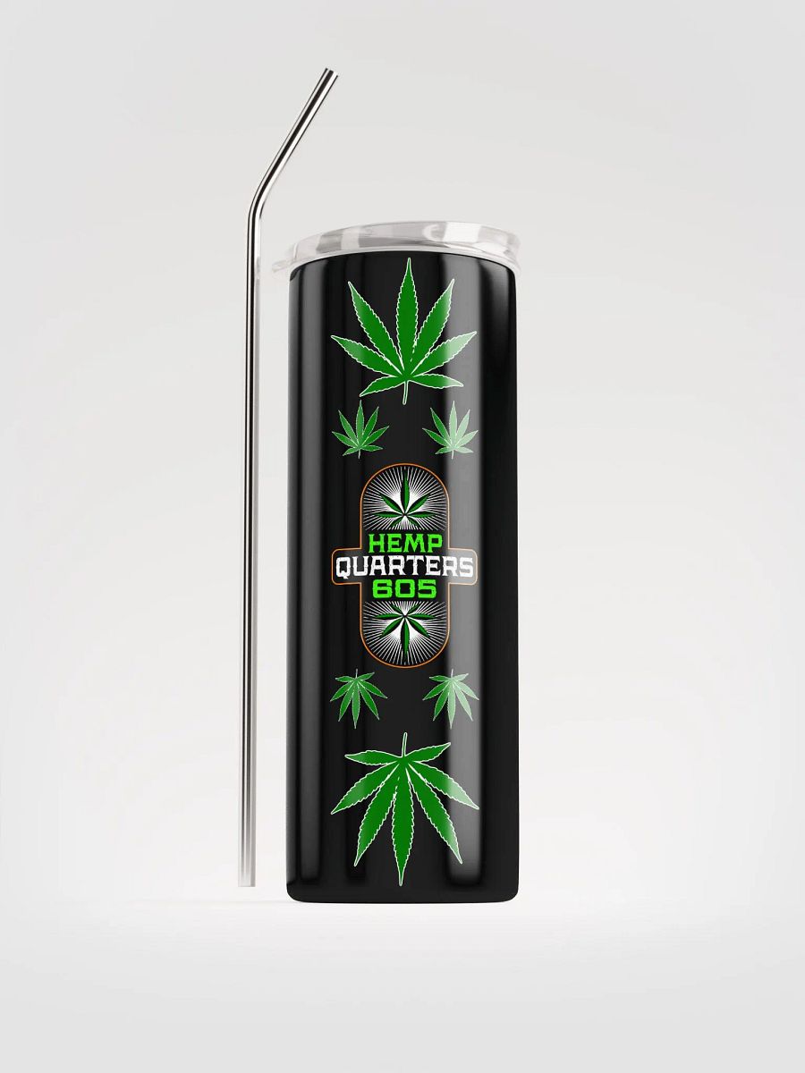 Hemp Quarters Black Steel Tumbler product image (1)