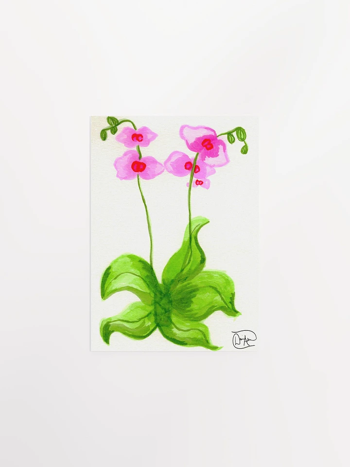 Orchid Watercolour Print product image (1)