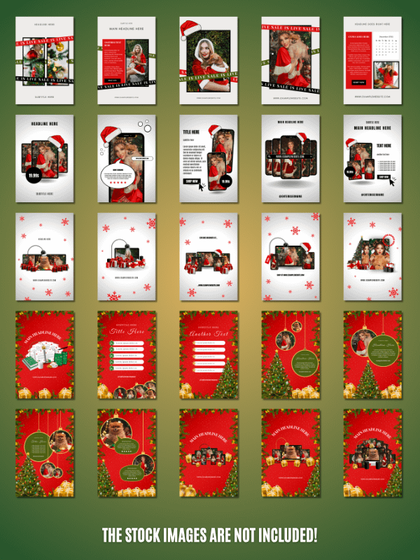 MRR/PLR Pinterest Christmas Templates product image (3)