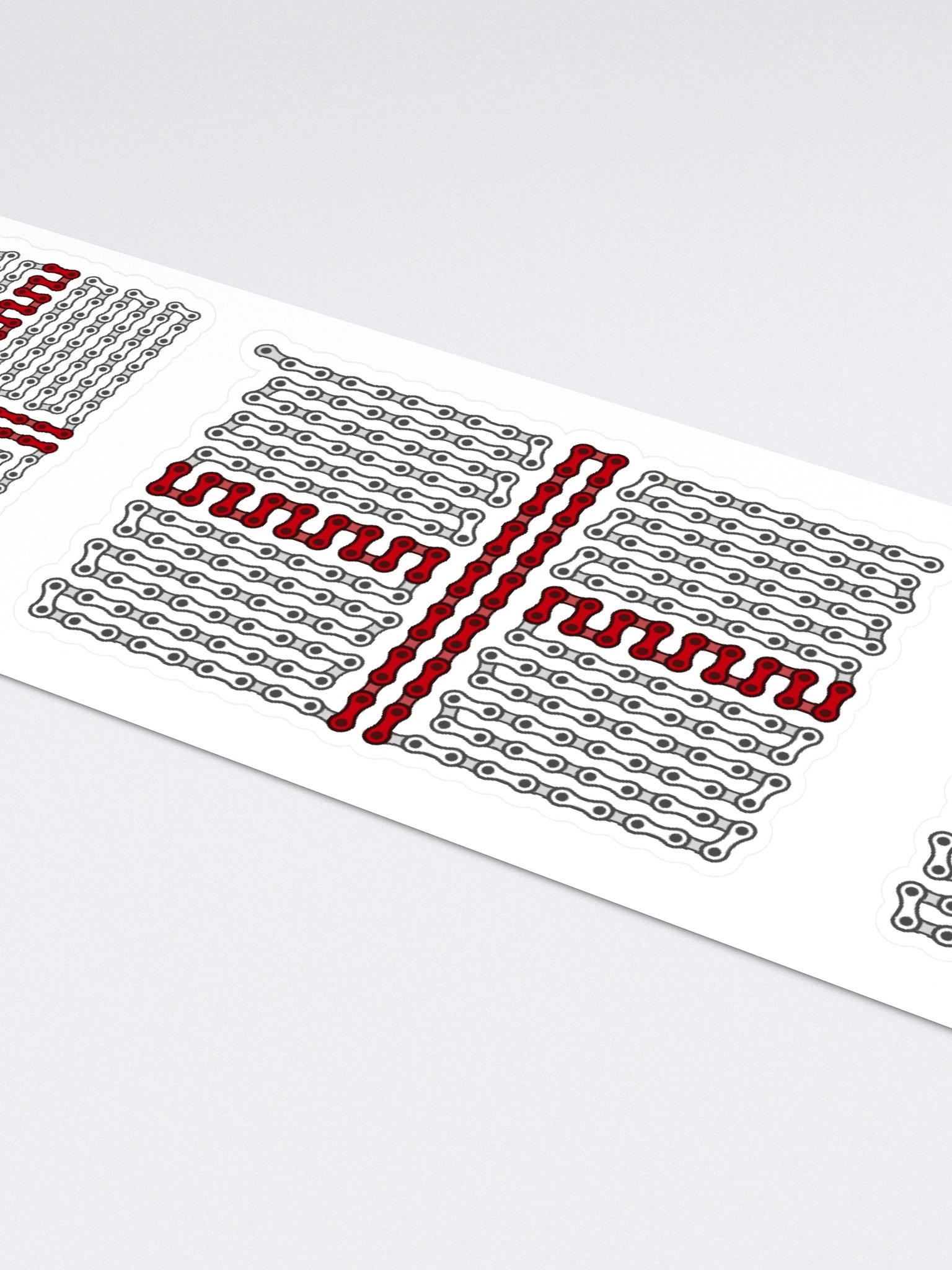 England Bike Chain Flag Stickers, Mixed Size 4 Pack product image (4)