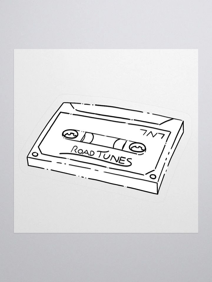 Road Tunes Cassette - Kiss Cut Sticker product image (1)