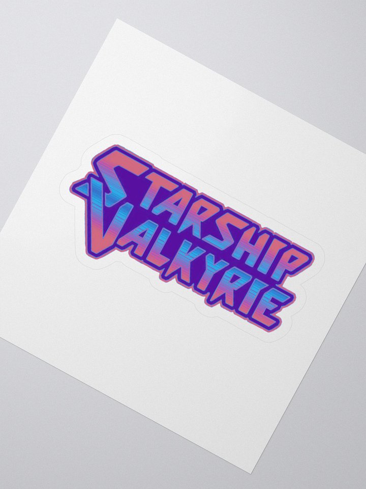 Starship Valkyrie Bi Pride SSV Logo Sticker product image (2)