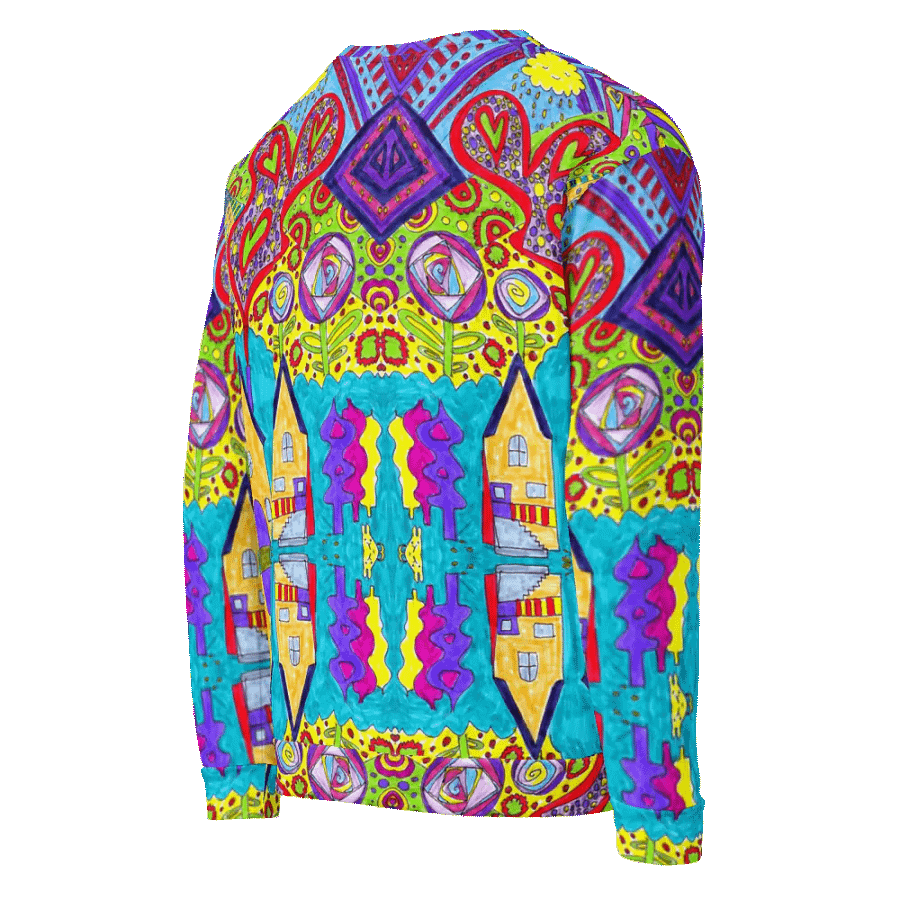 Abstract Doodle Happiness Too Unisex Sweatshirt product image (12)