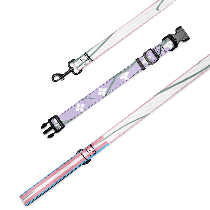 Lilac Dog Collar + Leash product image (2)