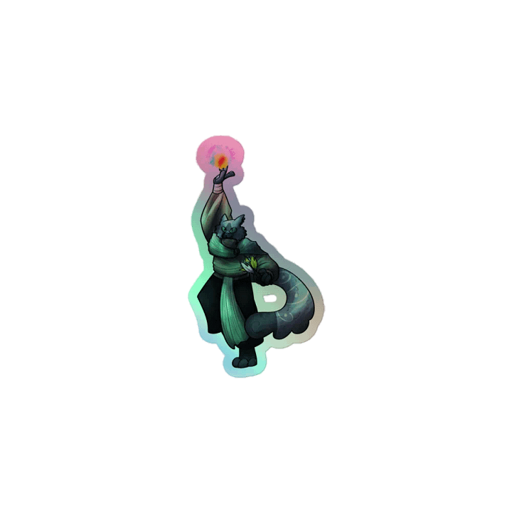 "Spellcasting" sticker (holographic) product image (1)