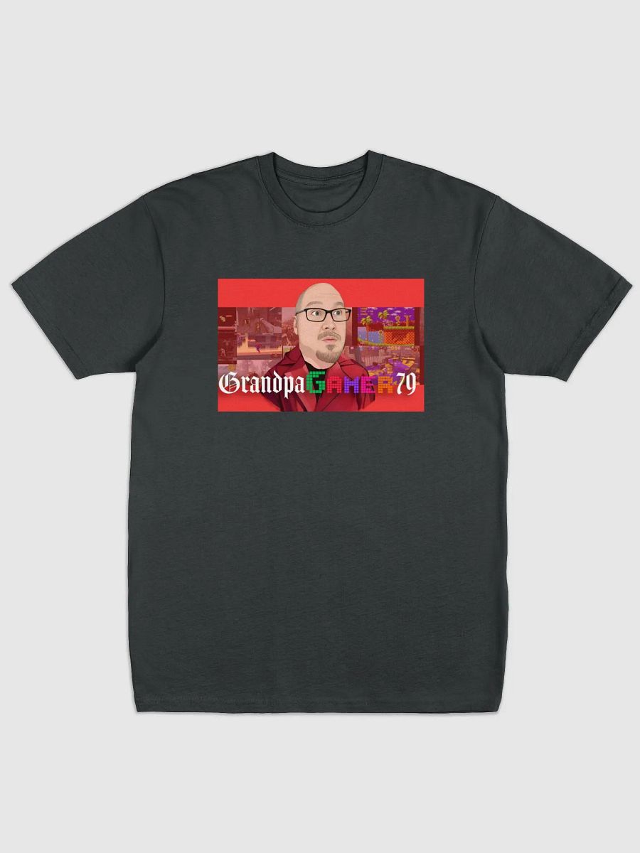 GrandpaGamer79 Red Gaming Banner Tee product image (1)