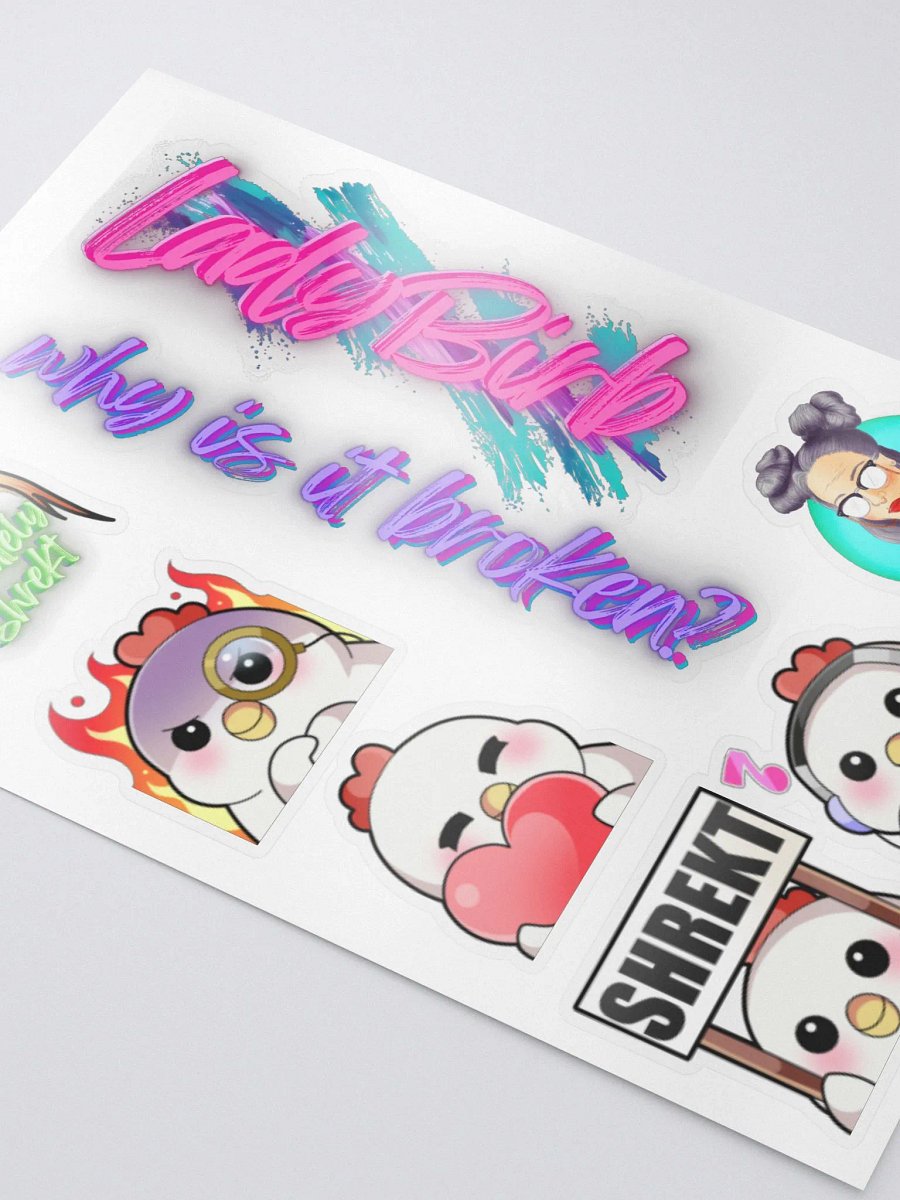 Lady Birb Sticker Pack product image (3)
