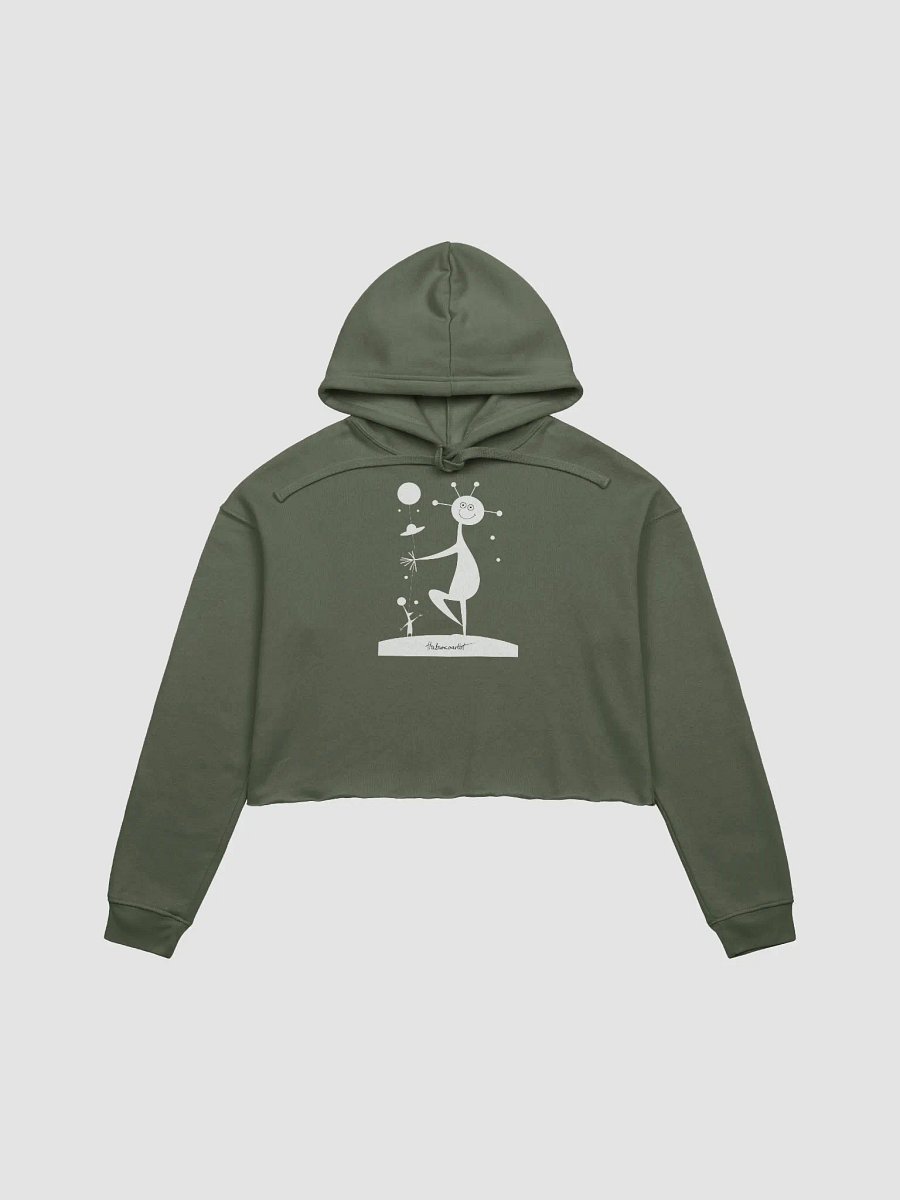 Bella+Canvas Fleece Crop Hoodie product image (4)